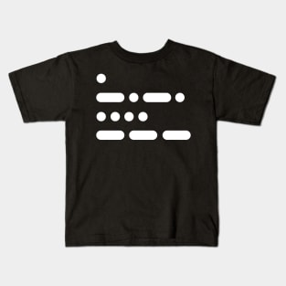 Echo in Morse Kids T-Shirt